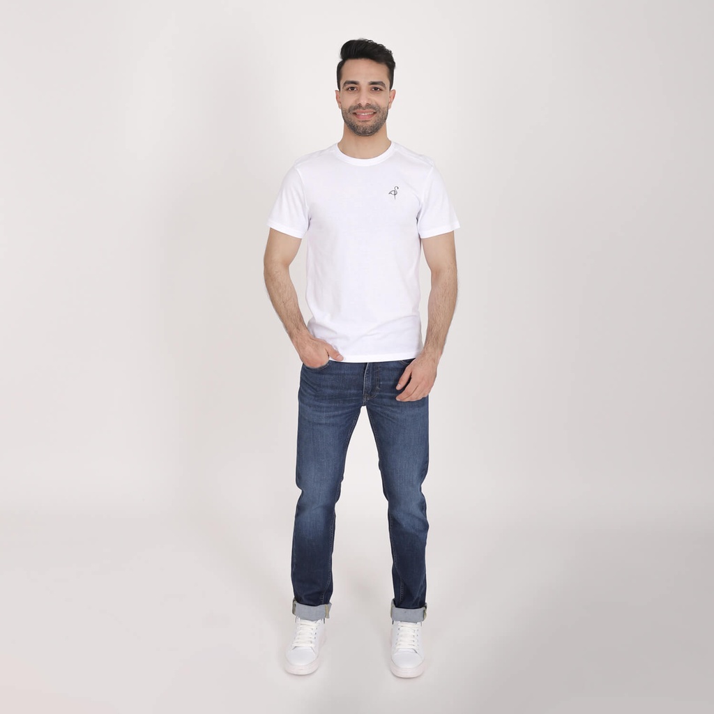 T shirt discount epaulette manche courte